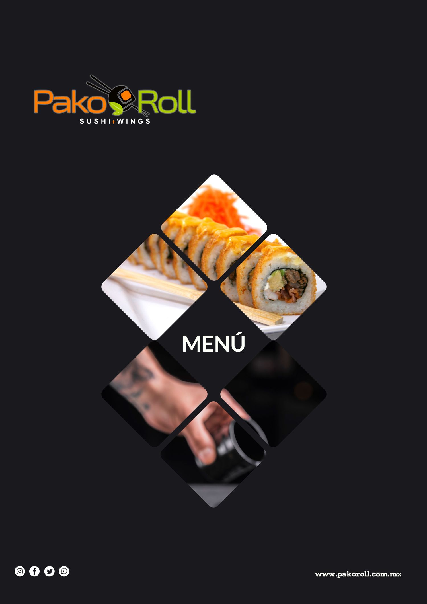 Menú Sushi Pako Roll — página 1
