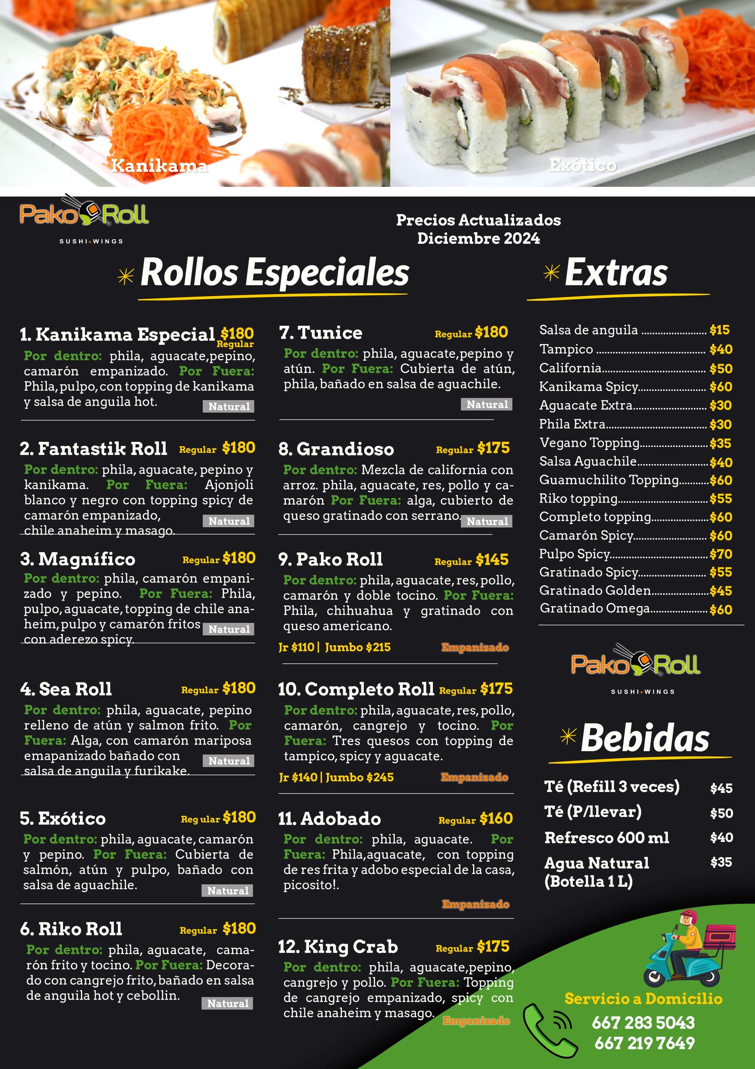 Menú Sushi Pako Roll — página 5